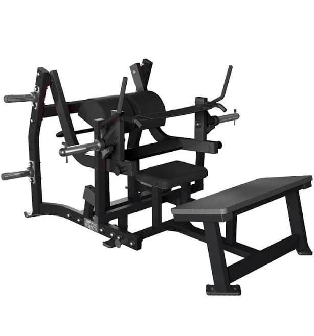 Hammer Strength Plate-Loaded Glute Drive Charcoal Frame / Black Upholstery | #1 Trusted Fitness Brand | Home Workout Equipment | Workout Gear | Hammer