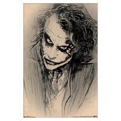 Trends International DC Comics Movie The Dark Knight - The Joker Sketch Wall Poster