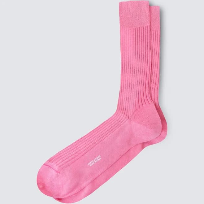 Hawes & Curtis Men's Ribbed Cotton Socks