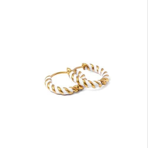 Pip Pop Braided Hoop Earrings
