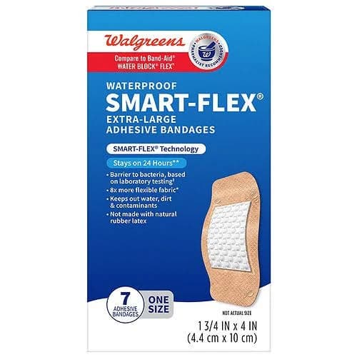 Walgreens Smart-Flex Waterproof Adhesive Bandages