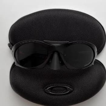 Oakley Plantaris Prizm Black Sunglasses Futuristic Wrap Shield Eyewear Sports Designer Shades