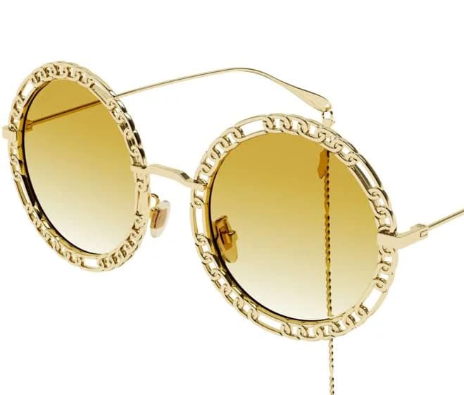 Gucci Woman GG1113S Round Sunglasses