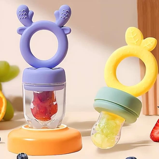 Baby Fruit Feeder Pacifier Yellow