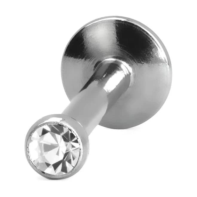 Bodymod Labret with Tiny Internally Threaded Stud
