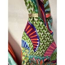 TRINA TURK Women's ZANZIBAR One-Piece Swimsuit Floral/ Tropical Sz 12