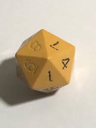 Vintage d&d rpg GAME SCIENCE d20 icosahedron tan dice 121524@ | eBay