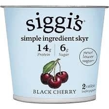 Siggis Black Cherry Lowfat Skyr Yogurt