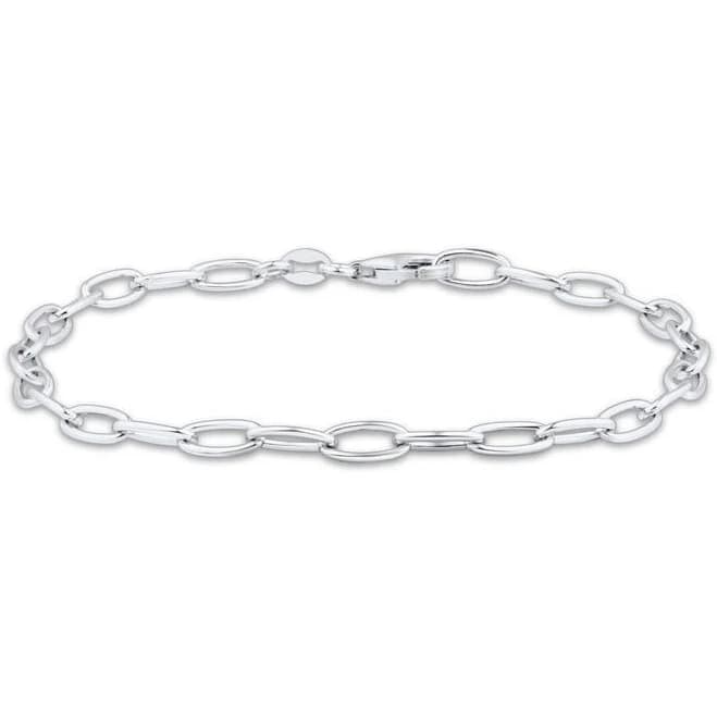 Charmed Memories Sterling Silver Cable Chain Bracelet