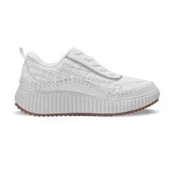DREAM PAIRS Women's Chunky Platform Tweed Sneaker