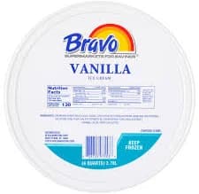 Bravo Ice Cream, Vanilla