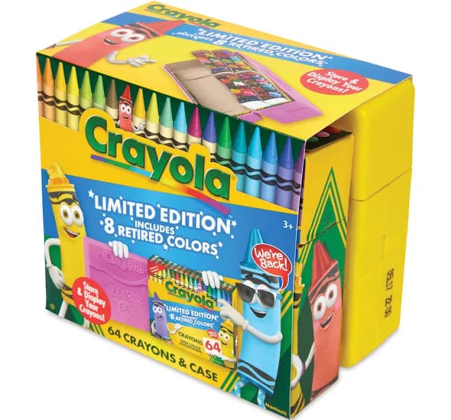 Crayola Crayons Limited Edition Set of 64 with Case