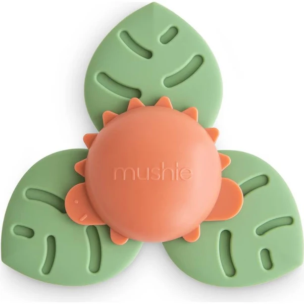 Mushie Dino Suction Spinner Toy