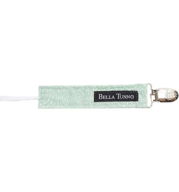 Fabric Pacifier Clip Mint Swirl
