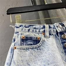 Amazon.com: LIXINGHEITANG Women Shorts Summer Waist - Wide Leg Pants Fringed Denim Short Femme s1 Blue 32 : Clothing, Shoes & Jewelry