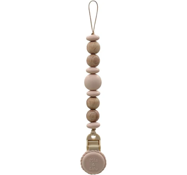 Beaded Silicone Pacifier Clips