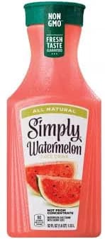 Simply Light Watermelon Juice Drink 52 oz —