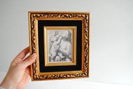 Vintage Framed Black and White Print of Picasso's Painting "mother and Child" - Etsy Israel