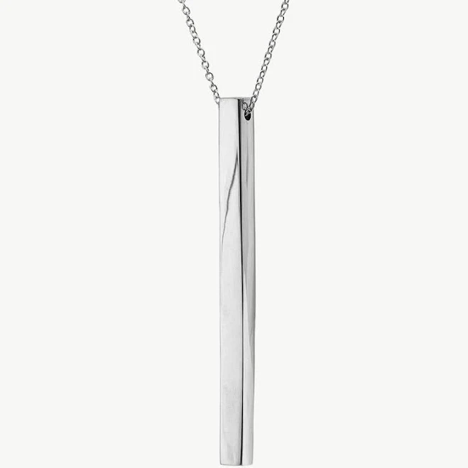 SOKO Thin Bar Pendant Necklace