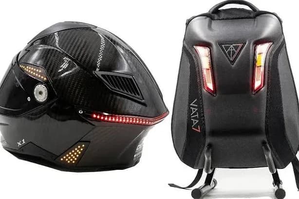 COMBO - X1 Motorcycle Smart LED HELMET & GEN2 Motorcycle Smart LED Backpack-FREE Visor of Choice! ($250 SAVINGS!) (NORTH & SOUTH AMERICA VERSION) X-