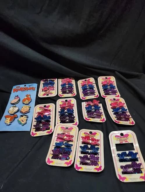 Set Of 11 Y2k 90s Butterfly Hair Clips Gem Wings Vintage And 1