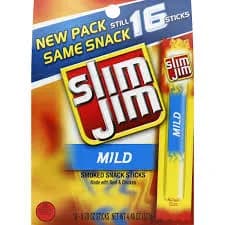 Slim Jim Smoked Snack Sticks, Mild