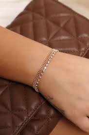 Dainty Rhinestone Bracelet Set - Gold | Fashion Nova