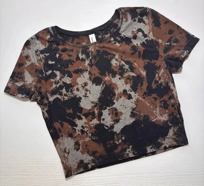 Bella Canvas Acid Wash Crop Top