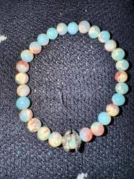Jasper Beaded Bracelet - Etsy Ireland