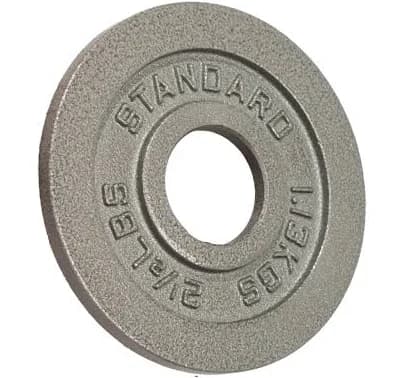 First Place Olympic Steel Plate: 2.5 lb., Silver
