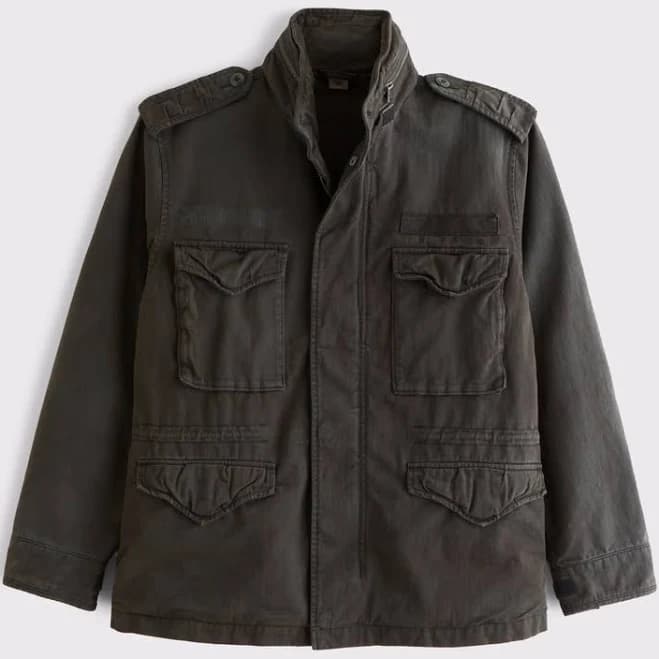 Abercrombie & Fitch Men's Military Jacket