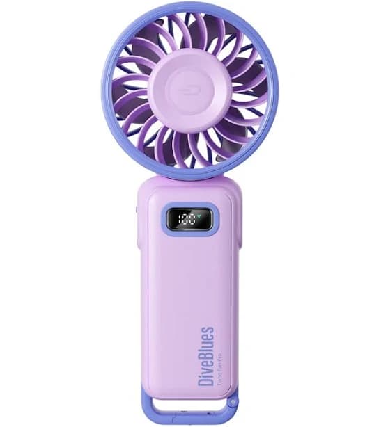 Diveblues 7.4m/s 4-in-1 Turbo Handheld Fan