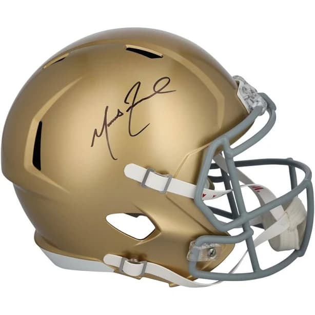 Riddell Marcus Freeman Notre Dame Autographed Speed Replica Helmet