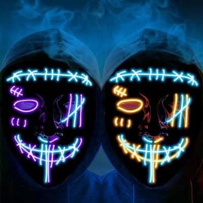 Light Up Halloween Mask