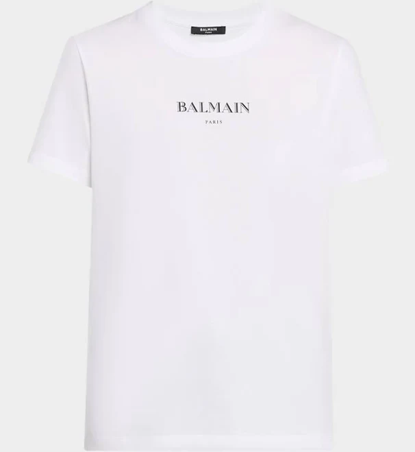 Balmain Women's Logo Graphic Short-Sleeve T-Shirt