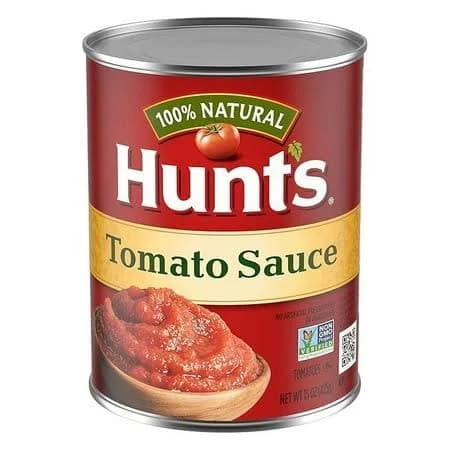 Pack of 2 Hunt's 100% Natural Tomato Sauce, Canned Tomato Sauce, 15 Oz., Size: Normal