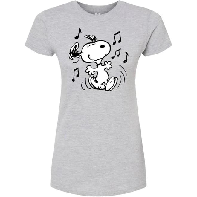 Hybrid Apparel Juniors Peanuts Snoopy Graphic Tee