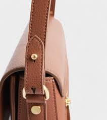 Votch - Margot Vegan Bio-Based Bamboo Leather Crossbody | Brown