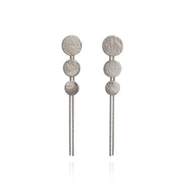 Cara Tonkin Paillette Triple Disc Drop Earrings