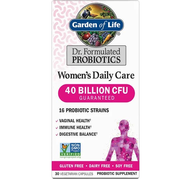 Garden of Life Women's Daily Care Probiotic Capsules