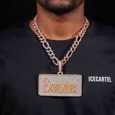 Born Winna" Custom Moissanite Pendant 14K Gold
