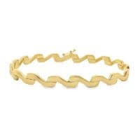 6mm Open Serpentine Bracelet, 7.5", 14kt Yellow | Metals in Time