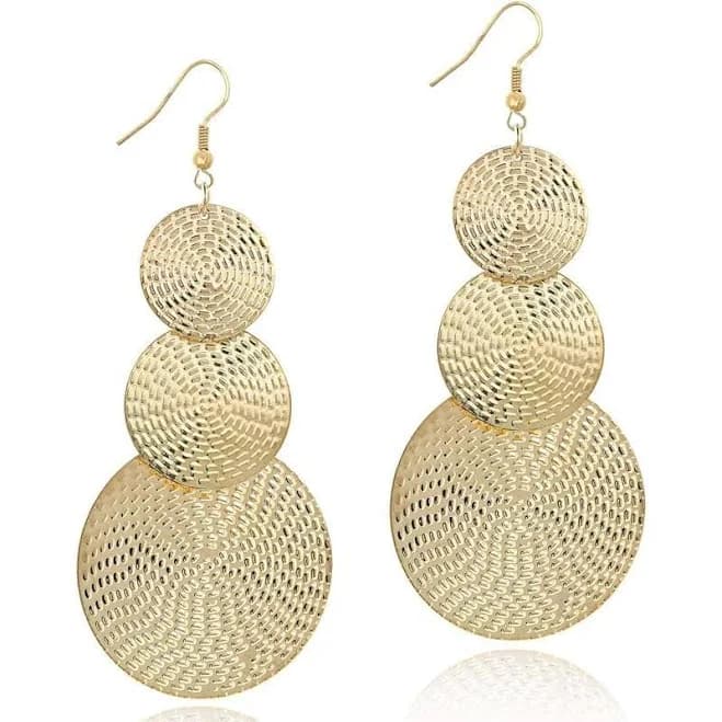 14K Gold Bohemian Chandelier Earrings