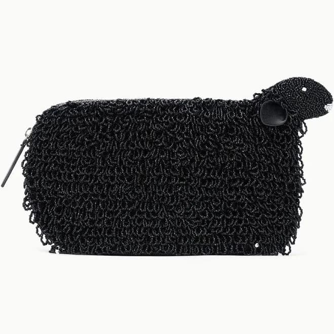 STAUD Dolly Beaded Clutch Handbag