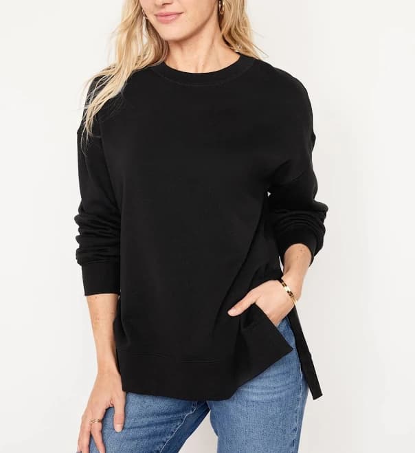 Old Navy Women's Socomfy Relaxed Tunic Sweatshirt
