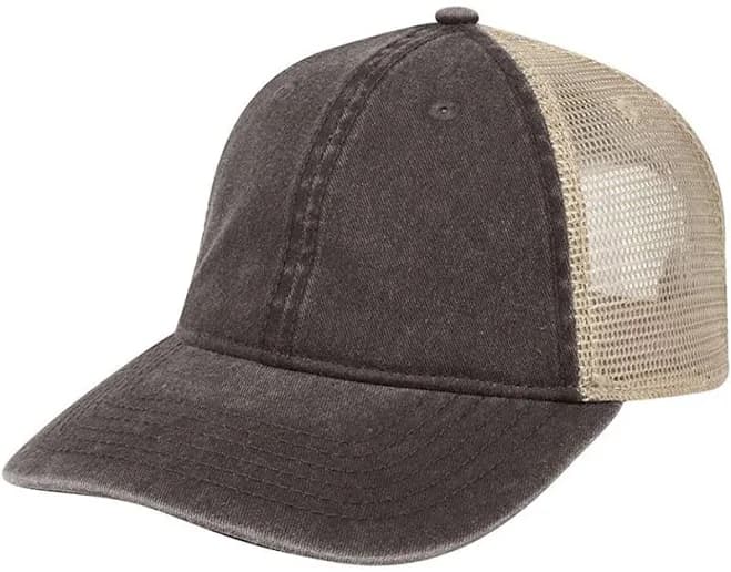 Armycrew Low Profile Cotton Mesh Back Trucker Cap