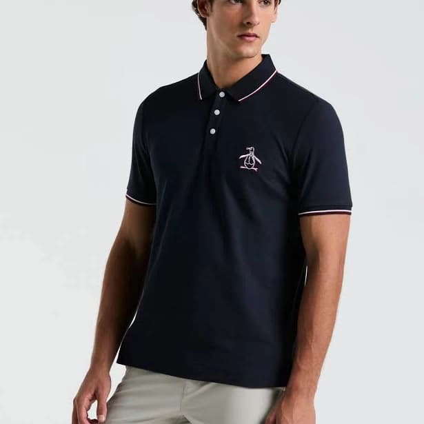 Original Penguin Men's Mega Pete Pique Polo