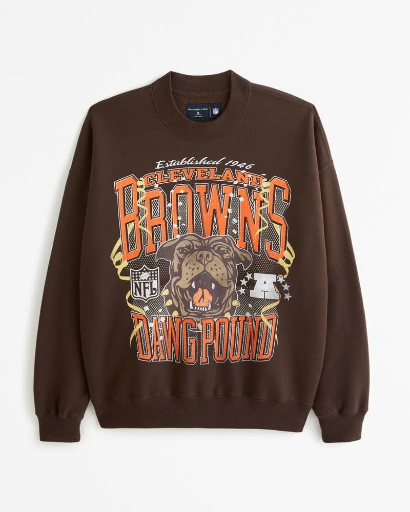 Abercrombie & Fitch Men's Cleveland Browns Sweatshirt