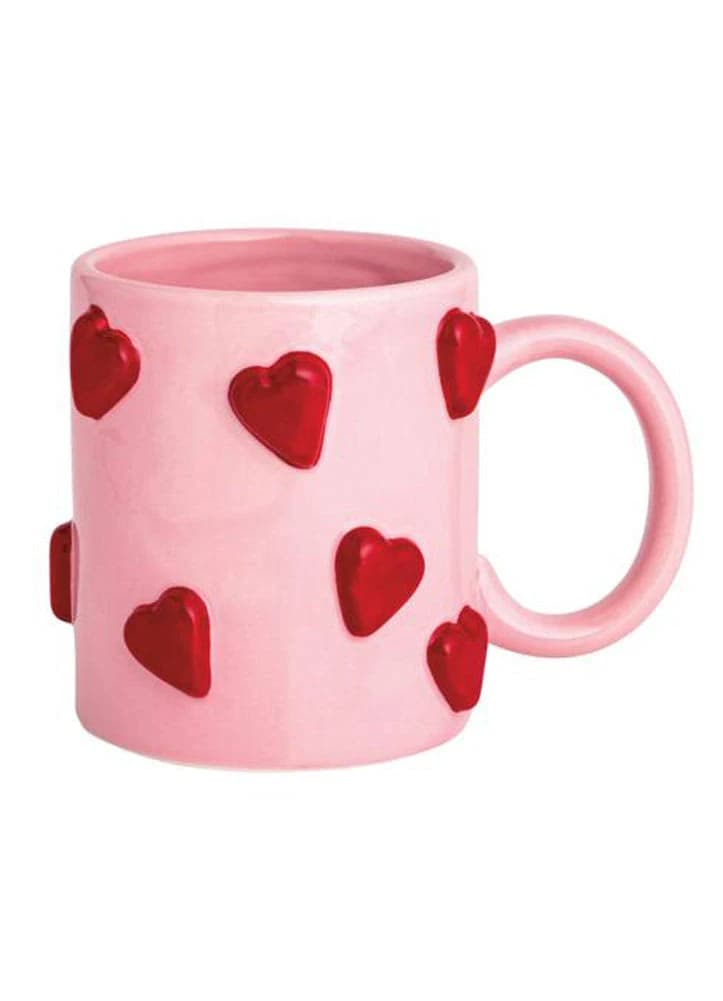 Mud Pie Hearts Valentine's Mug
