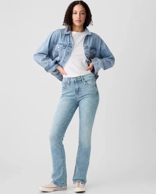 Gap Factory Women's Mid Rise Universal Baby Boot Jeans